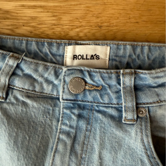 ROLLA'S High Rise Light Blue Jeans - Picture 4 of 5